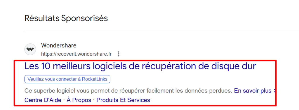 article de blog d'affiliation positionné sur Google