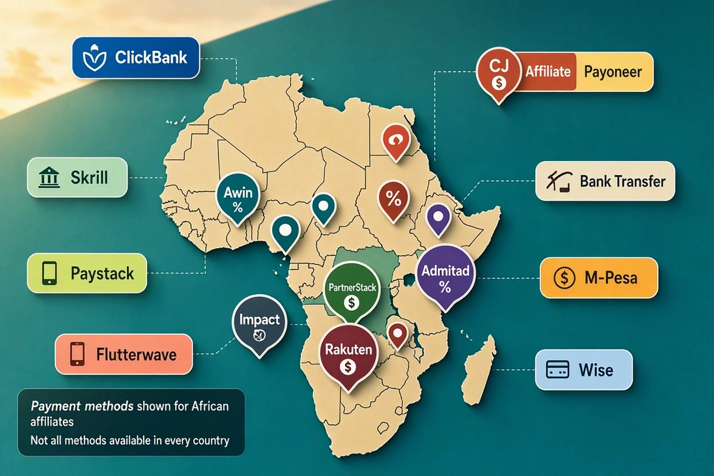 Les meilleurs programmes d'affiliation qui paient en Afrique (sans PayPal) en 2026